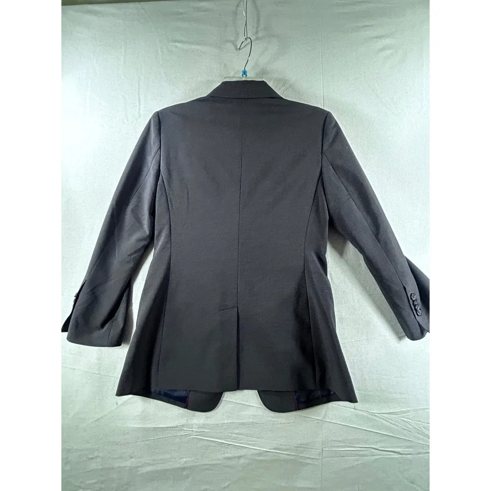 American Eagle Outfitters women Navy Blue Single Button Blazer Jacket Size‎ S